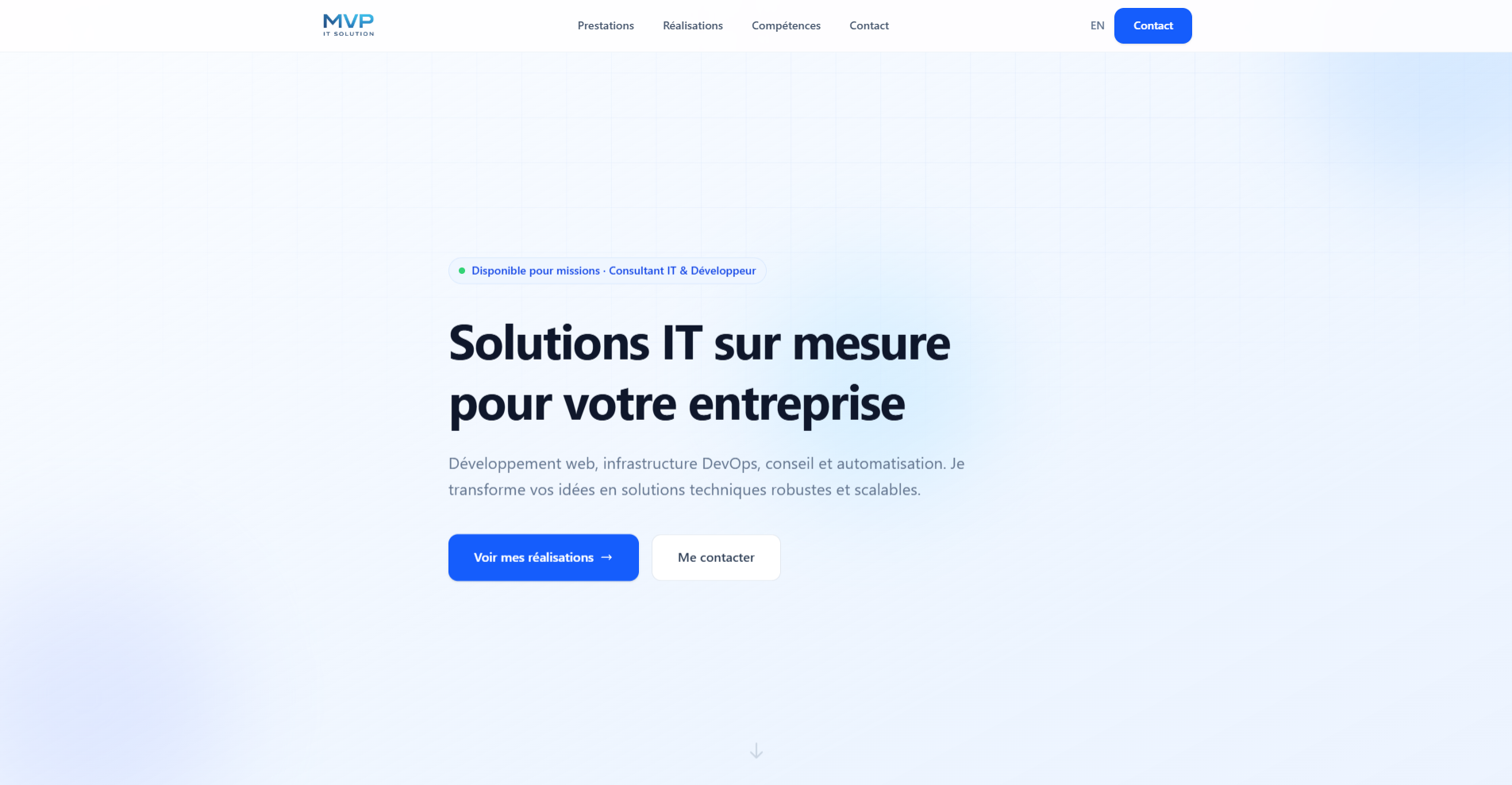 Site Vitrine MVP IT Solution